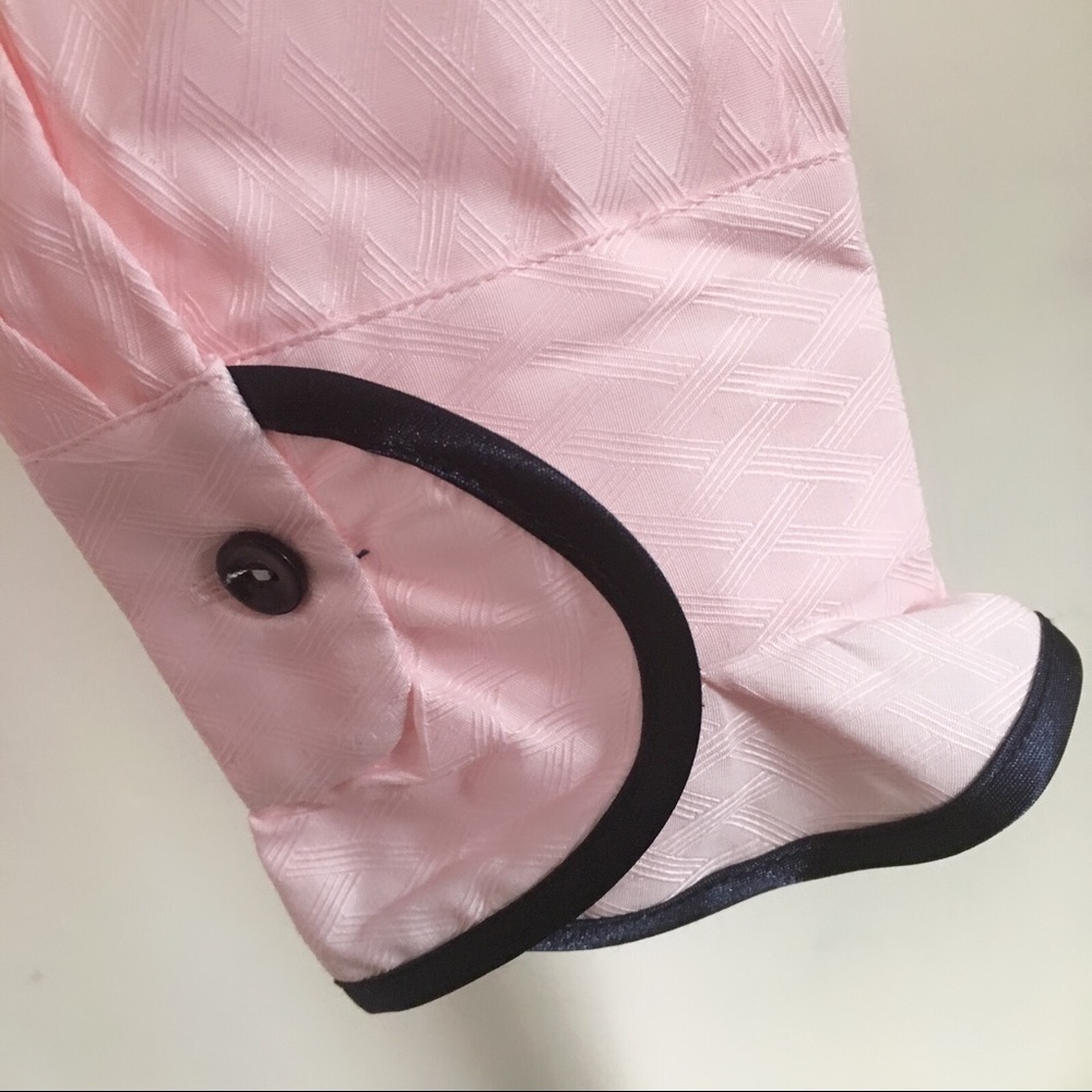 Frilly Button Front Pink Ruffle Blouse - Picture 6 of 8